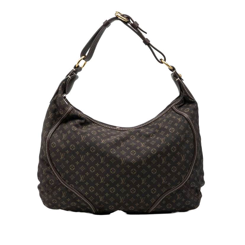 Louis Vuitton Monogram Mini Lin Manon MM Brown Canvas Good condition - Front View