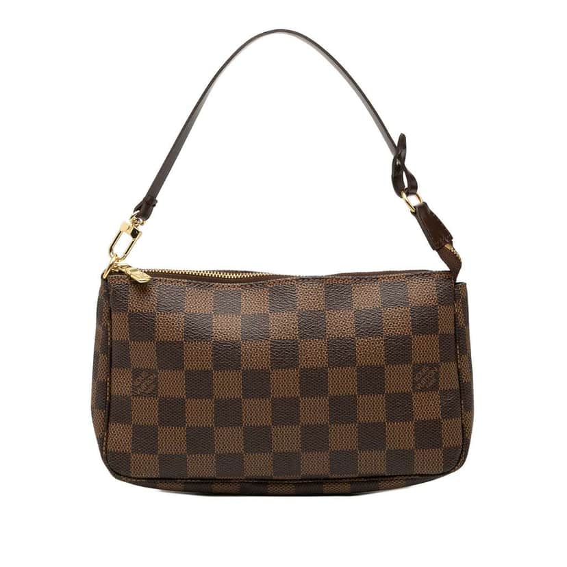 Louis Vuitton Damier Ebene Pochette Accessoires Brown Good condition - Front View