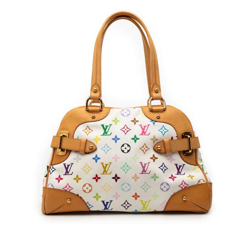 Louis Vuitton Monogram Multicolore Claudia White Good condition - Front View