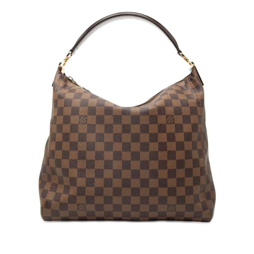Louis Vuitton Damier Ebene Portobello PM Brown Fair condition - Front View
