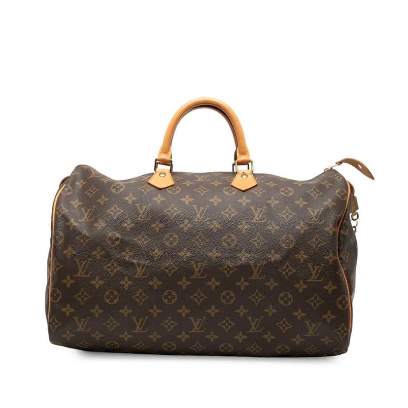 Louis Vuitton Monogram Speedy 40 Brown Good condition - Front View