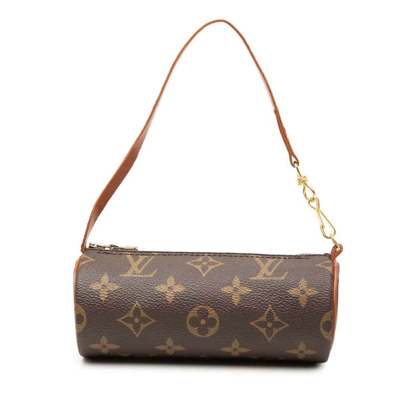 Louis Vuitton Monogram Papillon Pochette Brown Good condition - Front View