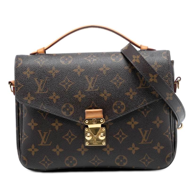 Louis Vuitton Monogram Pochette Metis Brown Good condition - Front View