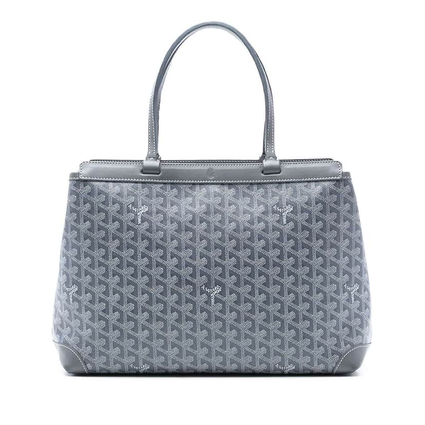 Goyard Goyardine Bellechasse PM Grey Canvas Very good condition - Front View