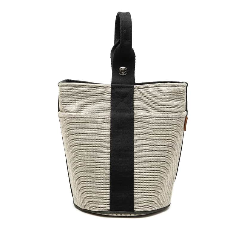 Hermès Toile Saxo PM Brown Canvas Very good condition - Front View