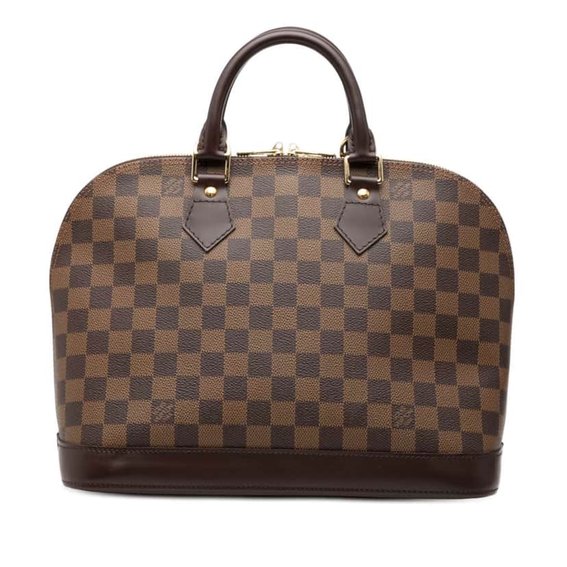 Louis Vuitton Damier Ebene Alma PM Brown Good condition - Front View