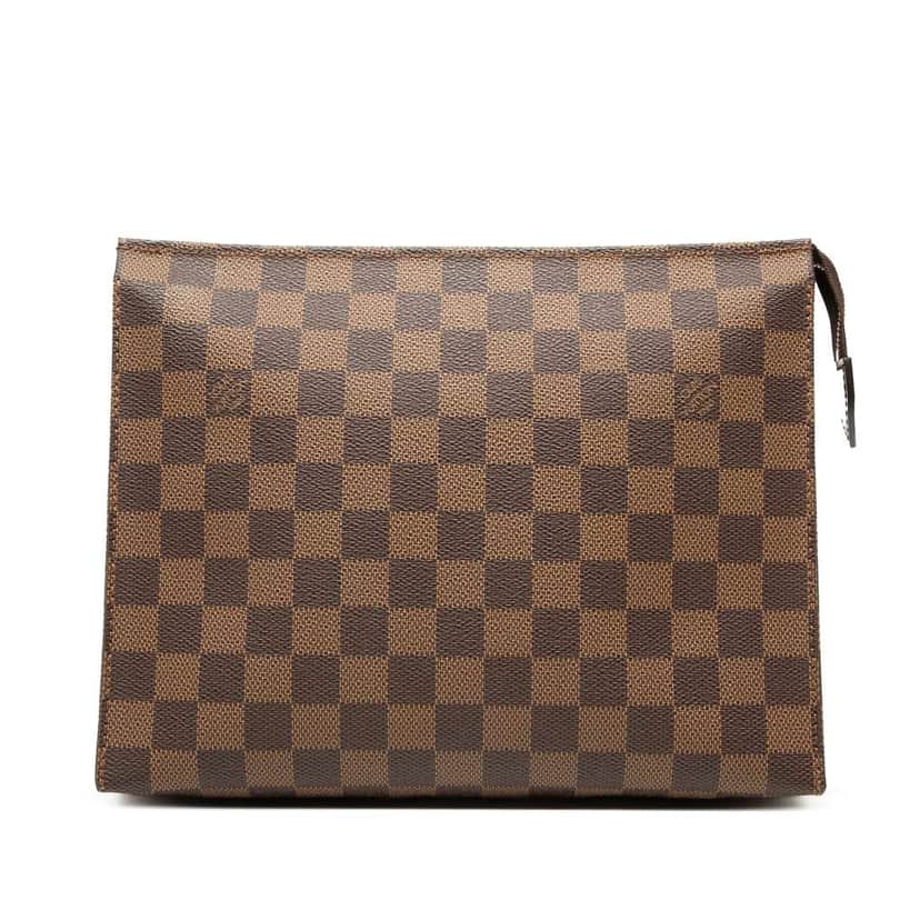 Louis Vuitton Damier Ebene Toiletry Pouch 26 Brown Very good condition - Front View
