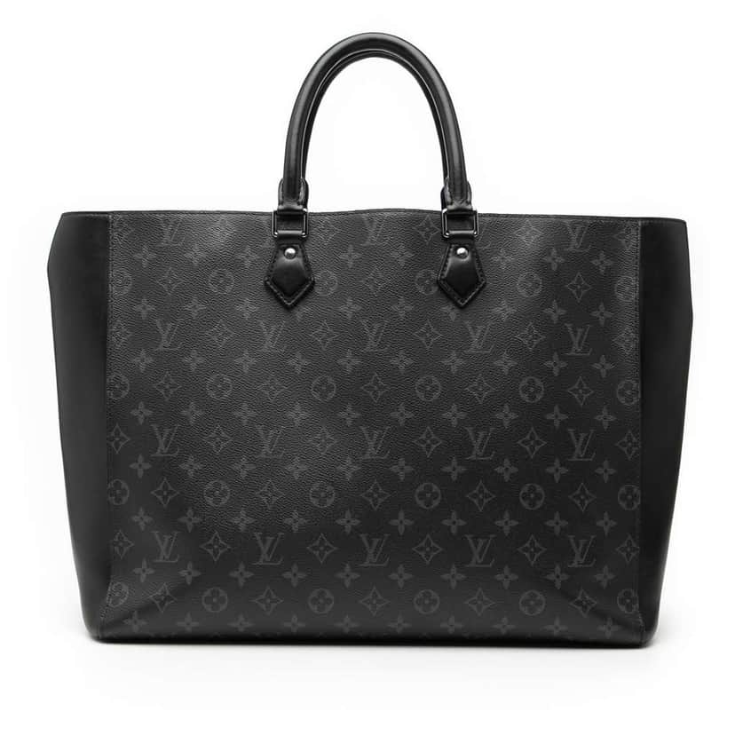 Louis Vuitton Monogram Eclipse Grand Sac Tote Black Good condition - Front View