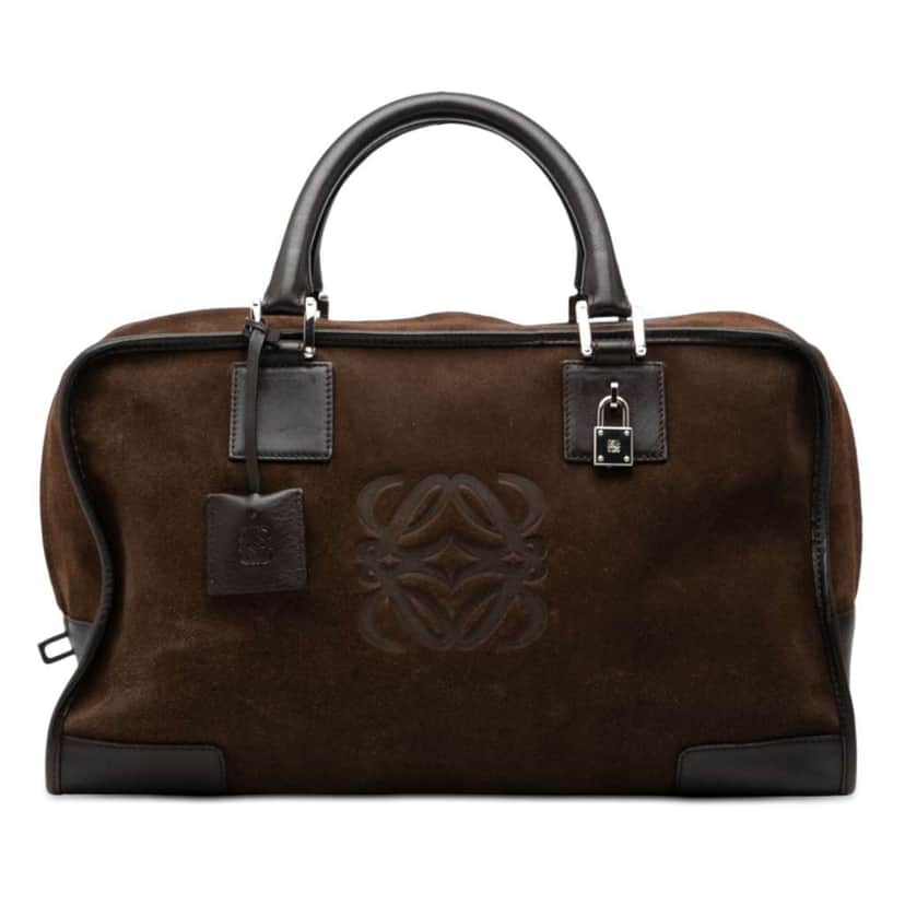 Loewe Suede Amazona 36 Brown Leather Good condition - Front View