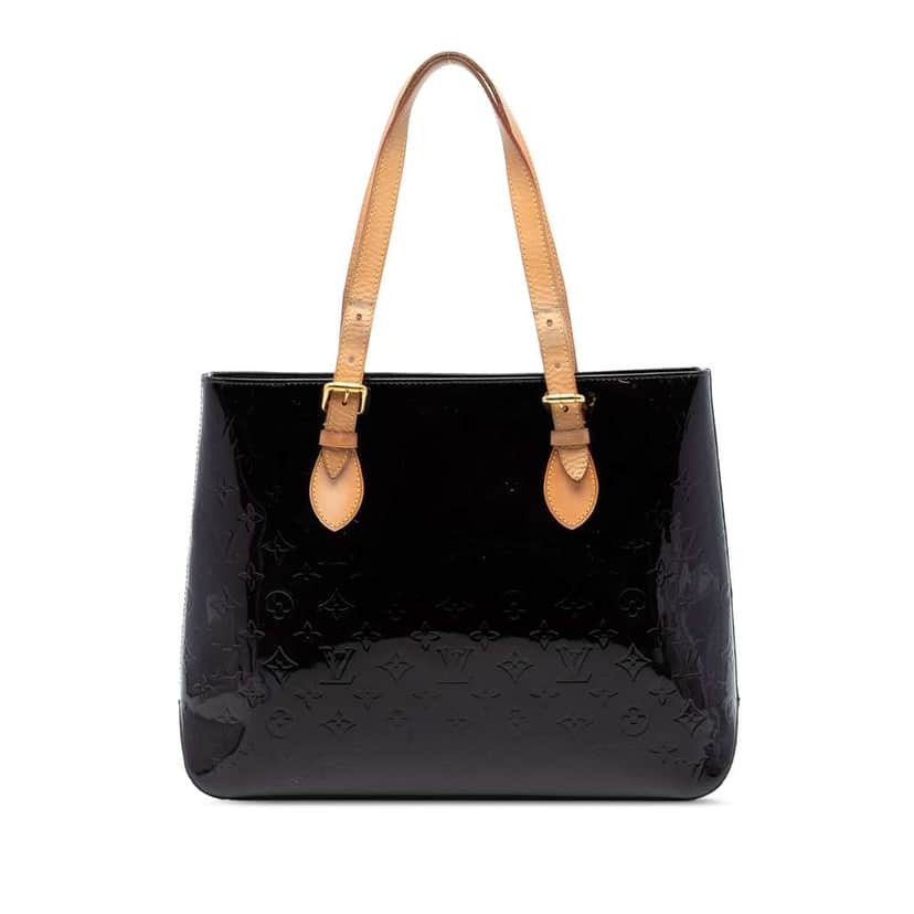Louis Vuitton Monogram Vernis Brentwood Purple Leather Good condition - Front View
