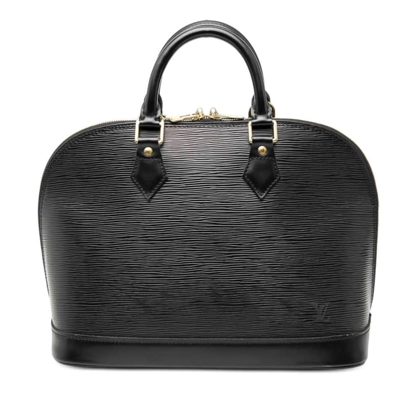 Louis Vuitton Epi Alma PM Black Leather Good condition - Front View