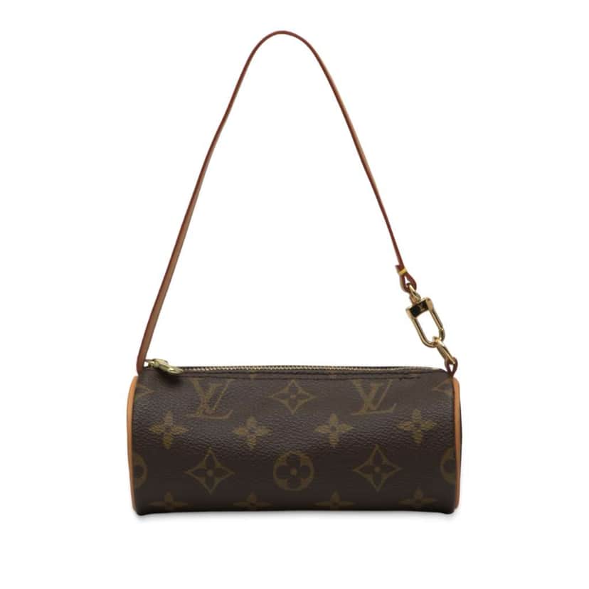 Louis Vuitton Monogram Papillon Pochette Brown Good condition - Front View