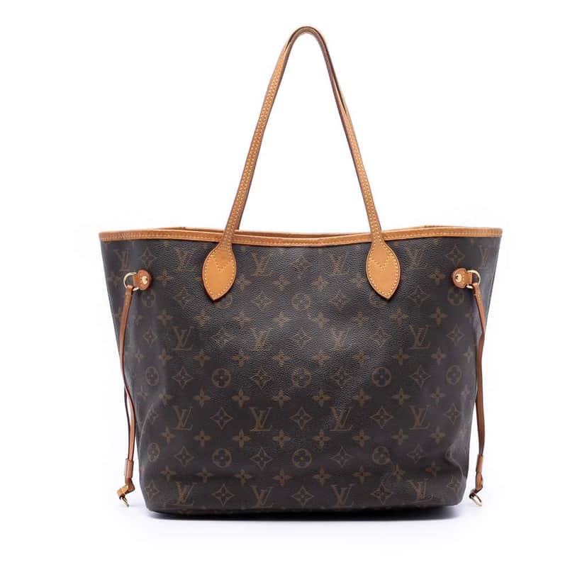 Louis Vuitton Monogram Neverfull MM Brown Good condition - Front View