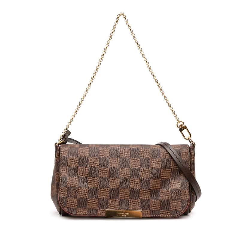 Louis Vuitton Damier Ebene Favorite PM Brown Very good condition - Front View