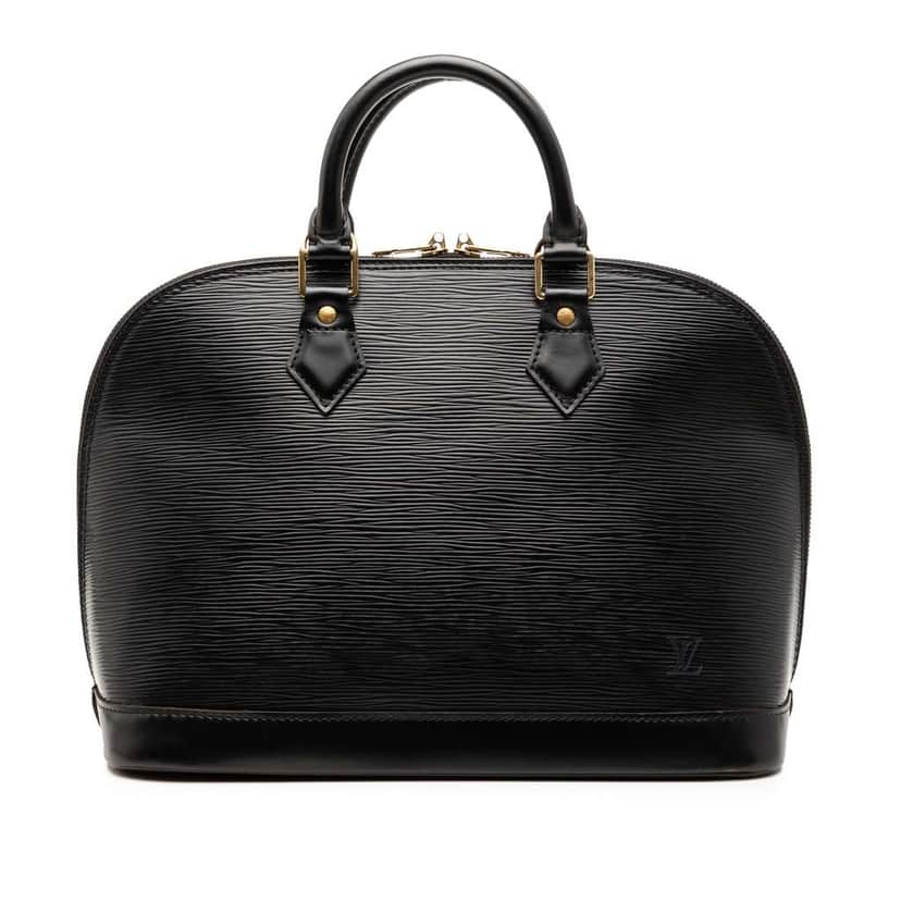 Louis Vuitton Epi Alma PM Black Leather Very good condition - Front View