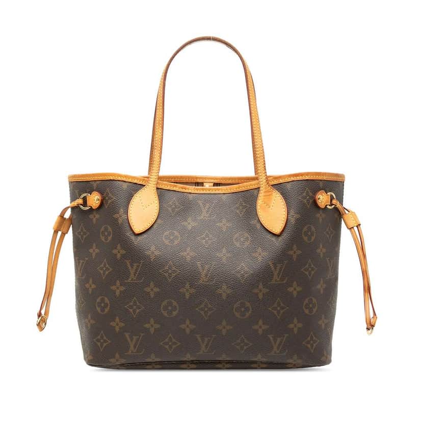 Louis Vuitton Monogram Neverfull PM Brown Good condition - Front View