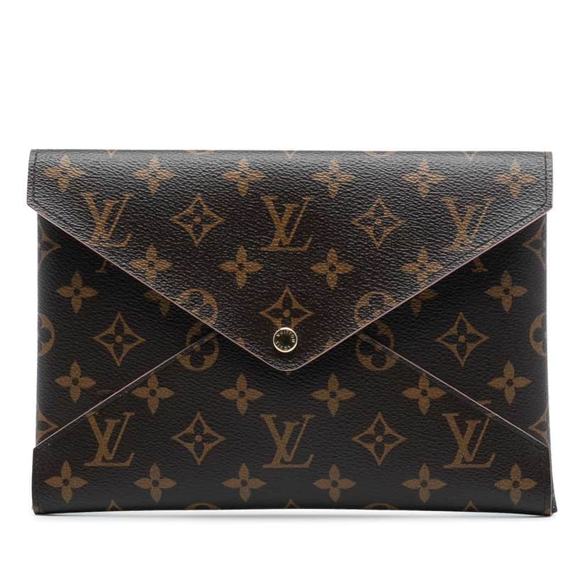Louis Vuitton Monogram Pochette Kirigami Set Brown Good condition - Front View