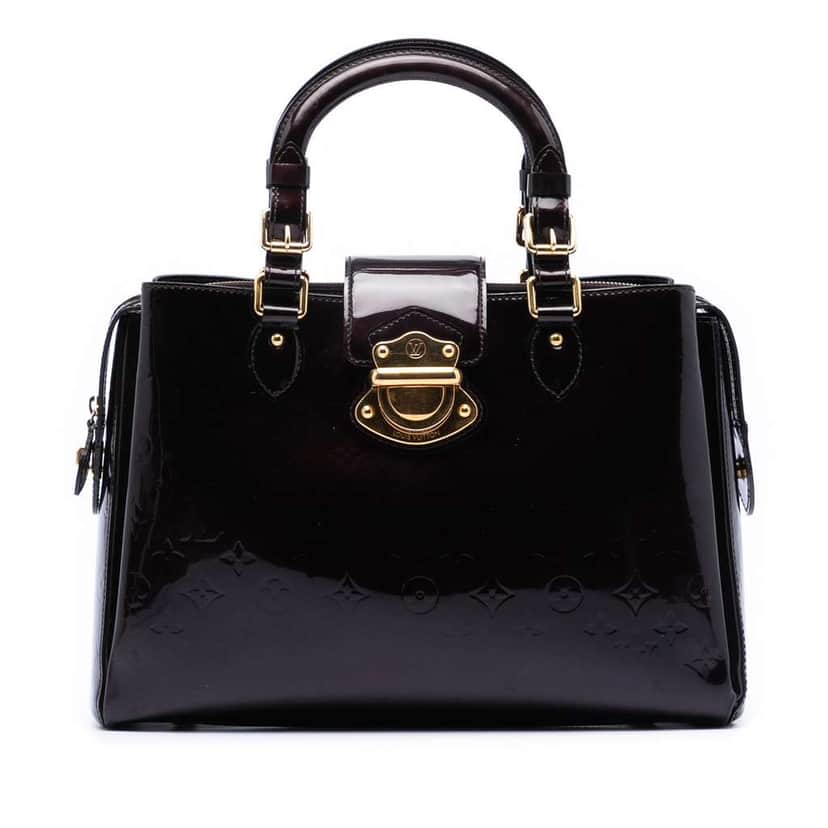 Louis Vuitton Monogram Vernis Melrose Avenue Purple Leather Good condition - Front View