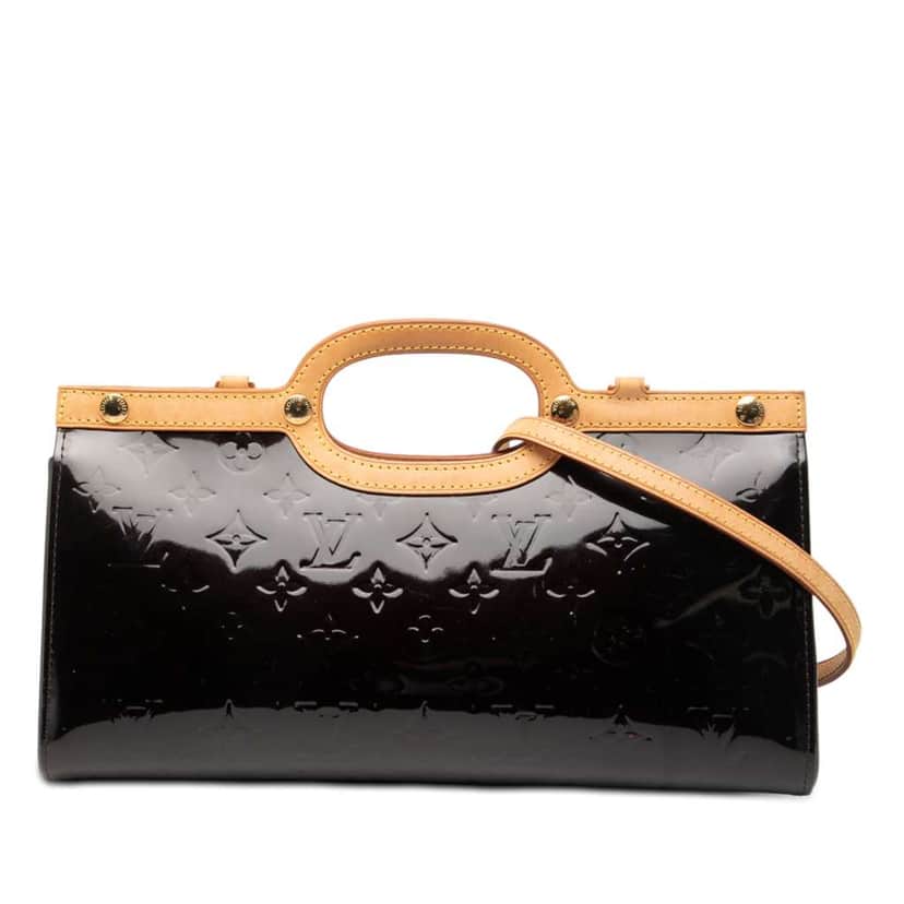 Louis Vuitton Monogram Vernis Roxbury Drive Purple Leather Good condition - Front View
