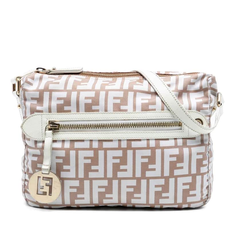 Fendi Zucca Canvas Crossbody Brown Canvas Very good condition - Front View