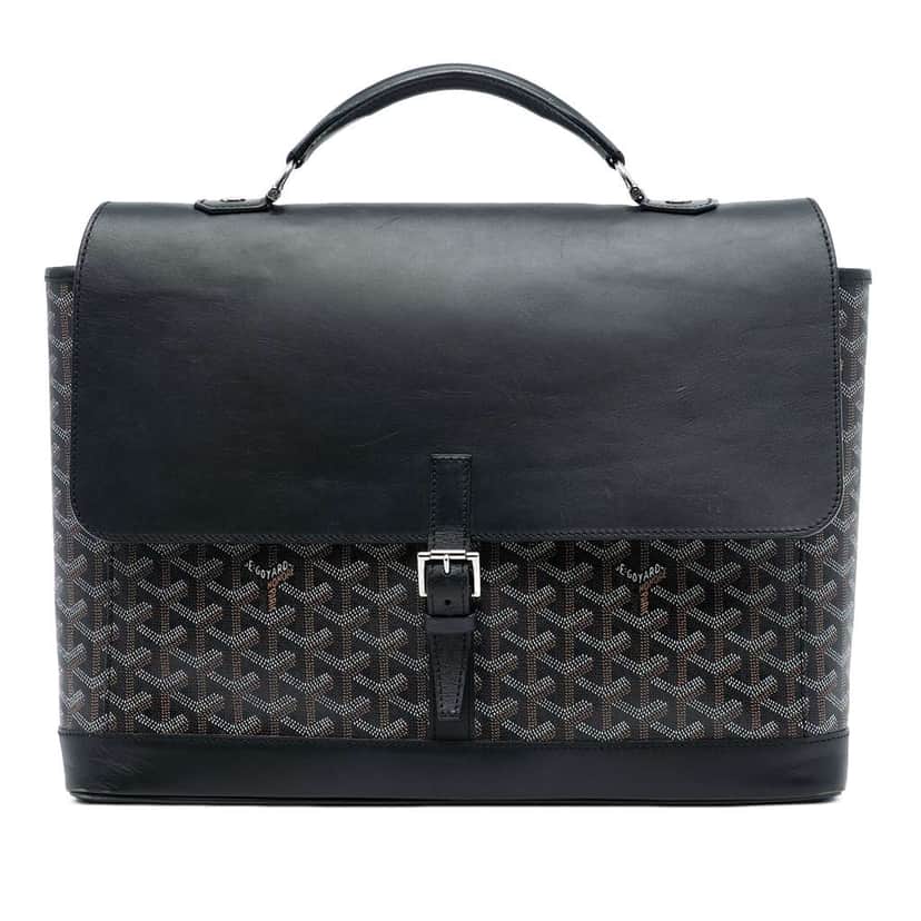 Goyard Goyardine Citadin PM Black Canvas Very good condition - Front View
