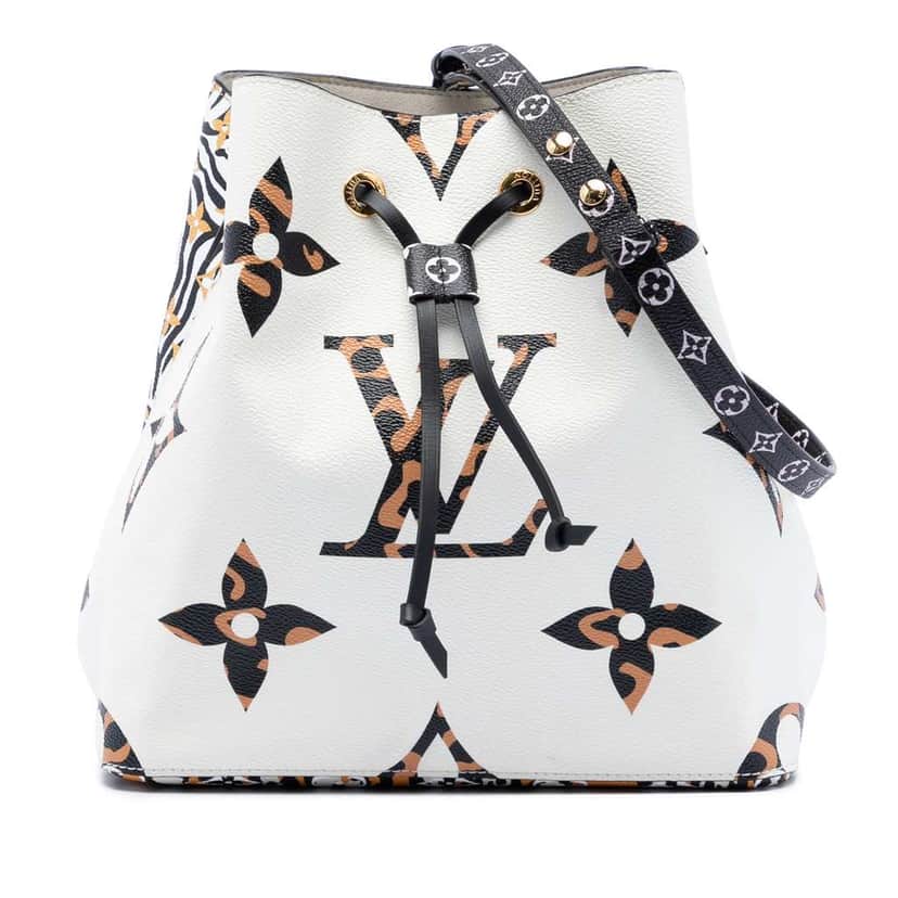 Louis Vuitton Monogram Jungle Giant NeoNoe MM White Very good condition - Front View