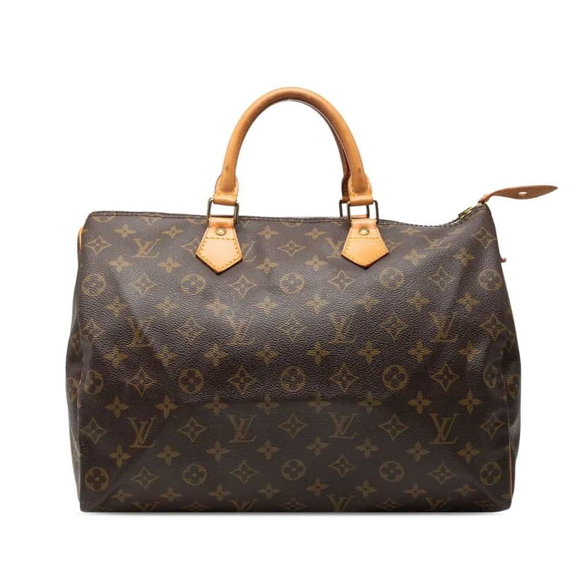 Louis Vuitton Monogram Speedy 35 Brown Good condition - Front View