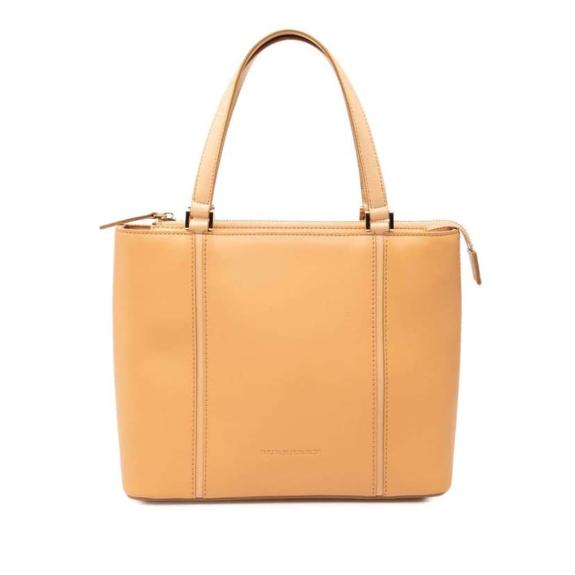 Burberry Leather Tote Brown Leather Very good condition - Front View