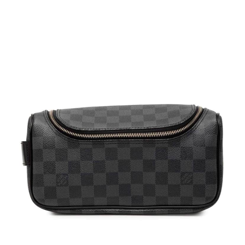 Louis Vuitton Damier Graphite Toiletry Pouch Black Very good condition - Front View