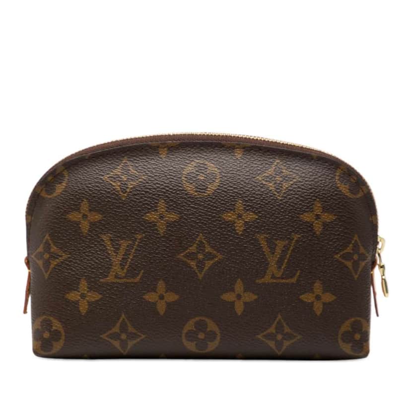 Louis Vuitton Monogram Cosmetic Pouch PM Brown Good condition - Front View