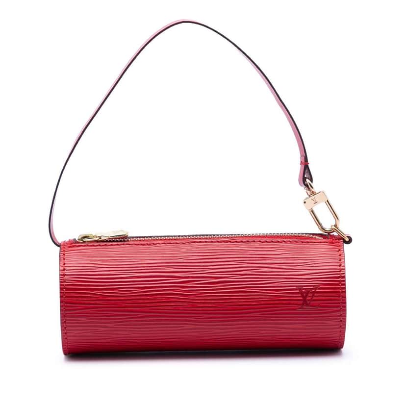 Louis Vuitton Epi Pochette Papillon Red Leather Good condition - Front View