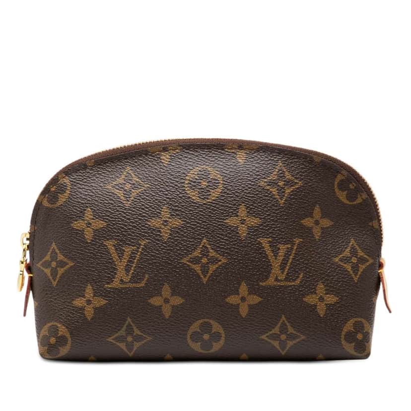 Louis Vuitton Monogram Cosmetic Pouch PM Brown Good condition - Front View