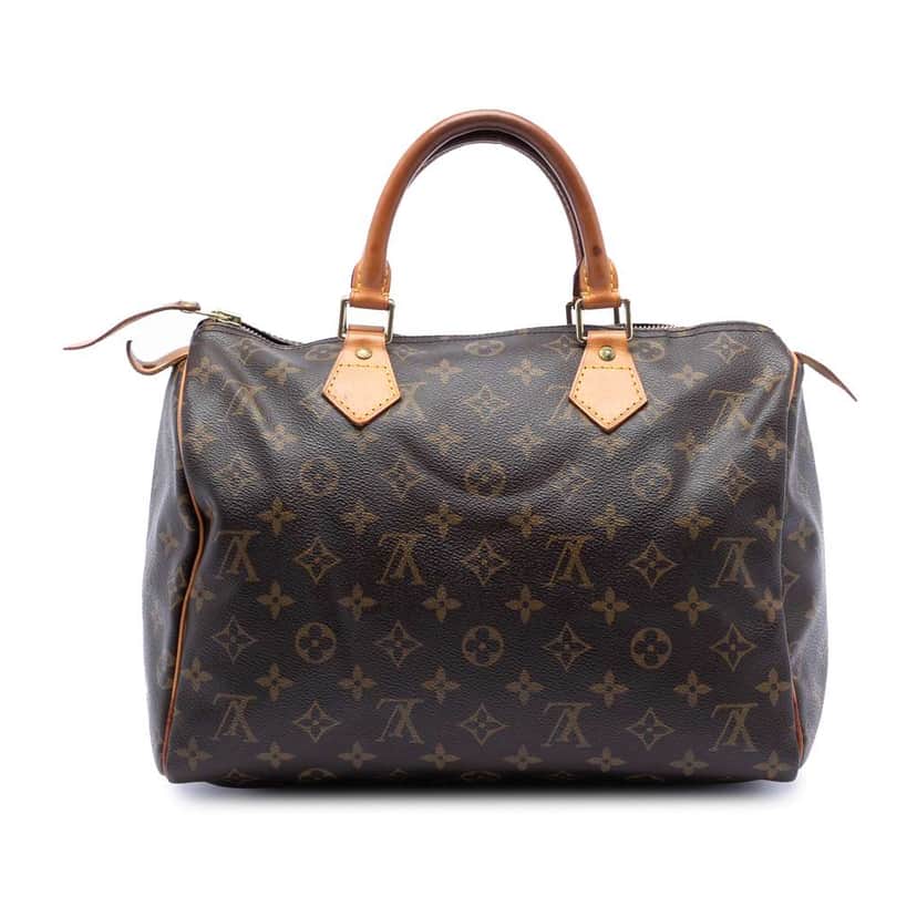Louis Vuitton Monogram Speedy 30 Brown Very good condition - Front View