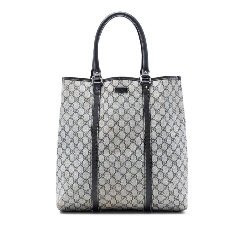 Gucci GG Supreme Joy Vertical Tote Brown Canvas Very good condition - Front View