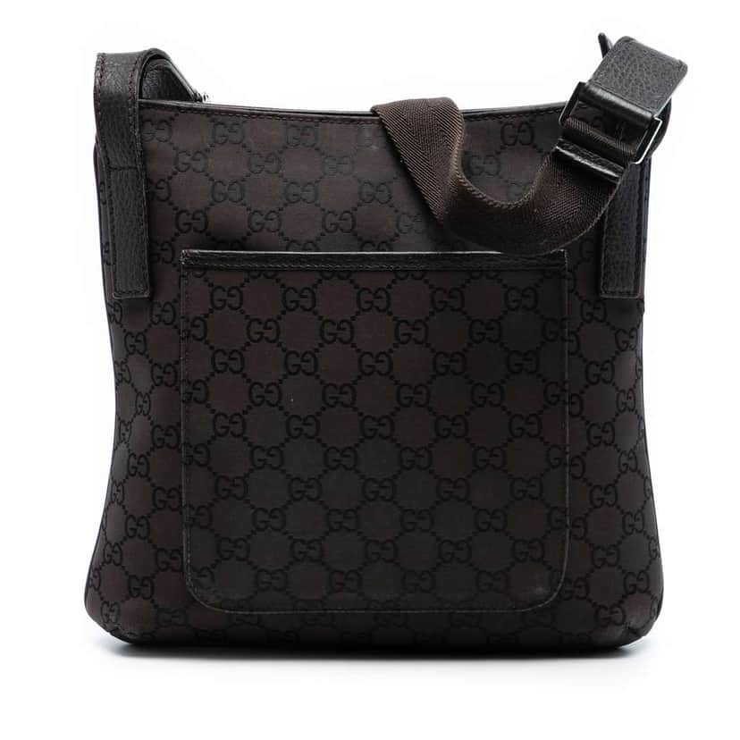 Gucci GG Canvas Crossbody Brown Canvas Good condition - Front View