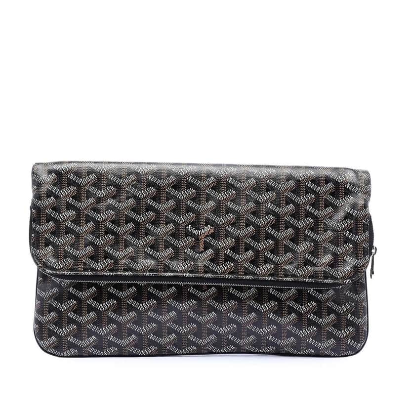 Goyard Goyardine Sainte Marie MM Black Canvas Very good condition - Front View
