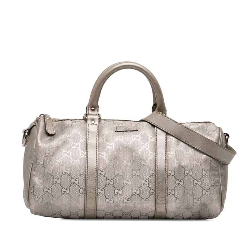 Gucci GG Imprime Joy Boston Gold Canvas Good condition - Front View