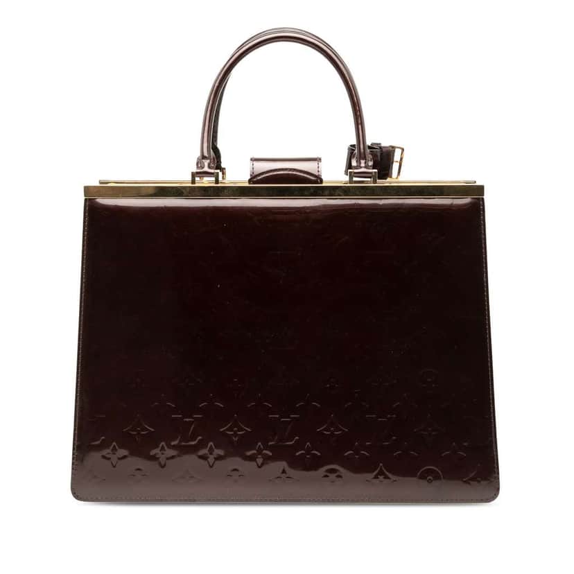 Louis Vuitton Monogram Vernis Deesse GM Purple Leather Good condition - Front View