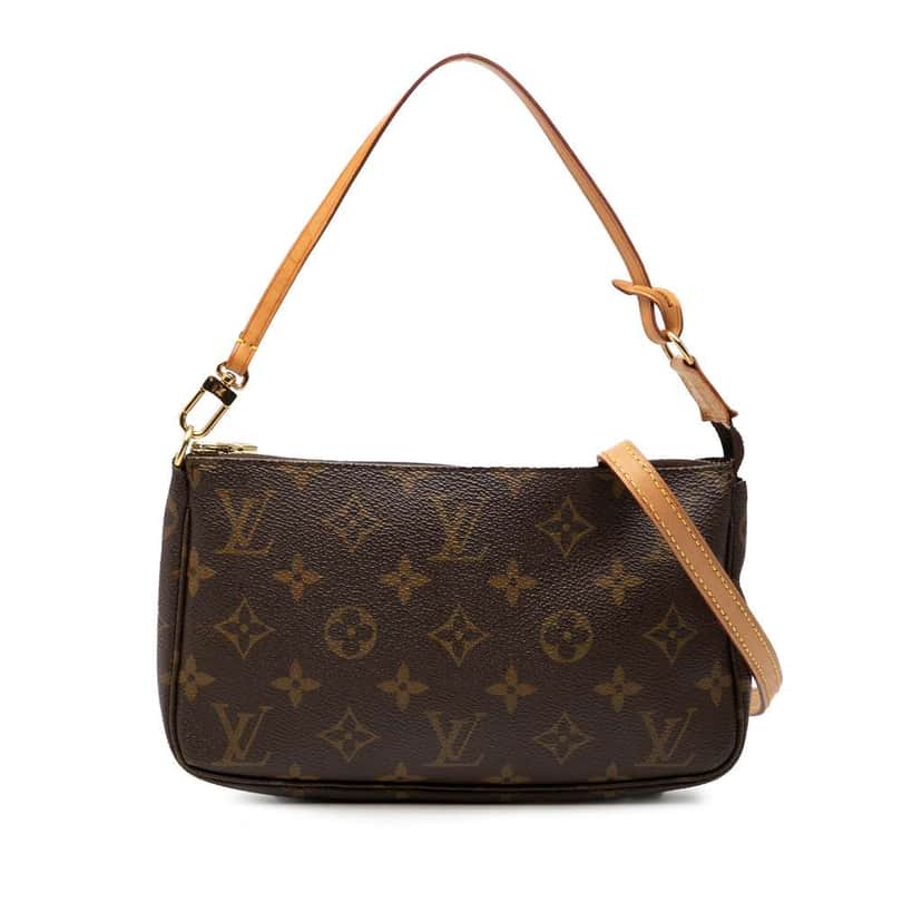 Louis Vuitton Monogram Pochette Accessoires Brown Good condition - Front View