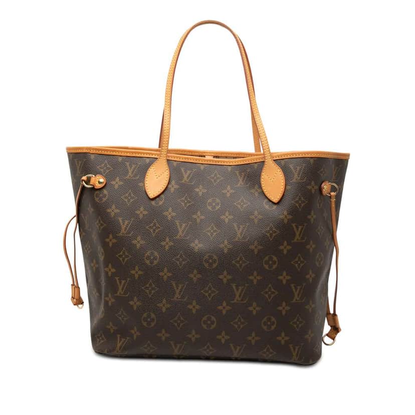 Louis Vuitton Monogram Neverfull MM Brown Very good condition - Front View