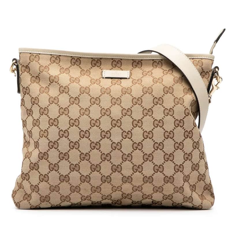 Gucci GG Canvas Crossbody Brown Canvas Good condition - Front View