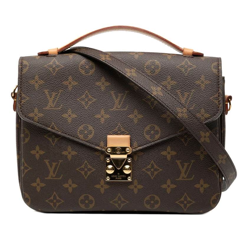 Louis Vuitton Monogram Pochette Metis Brown Very good condition - Front View