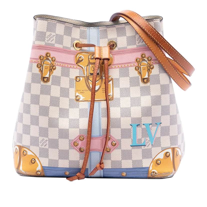Louis Vuitton Damier Azur Summer Trunks Neonoe White Very good condition - Front View