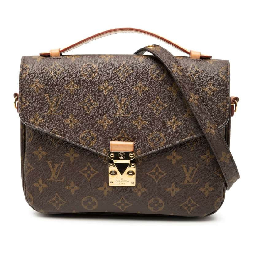 Louis Vuitton Monogram Pochette Metis Brown Good condition - Front View