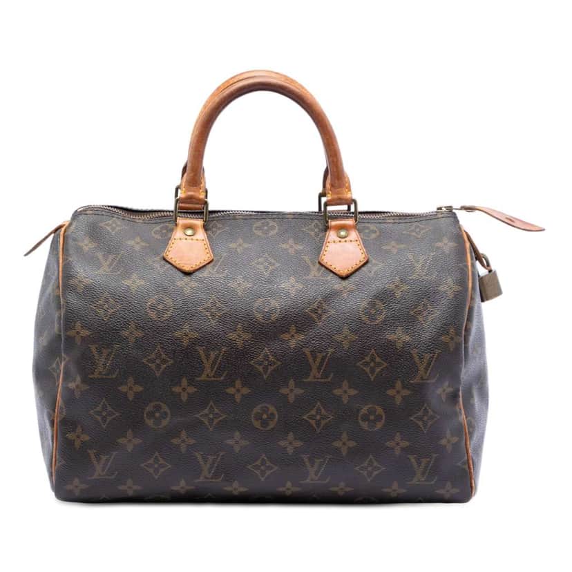 Louis Vuitton Monogram Speedy 30 Brown Good condition - Front View