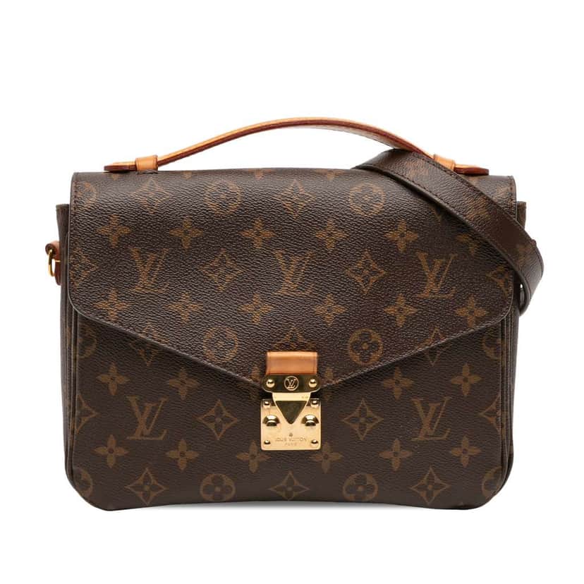 Louis Vuitton Monogram Pochette Metis Brown Very good condition - Front View