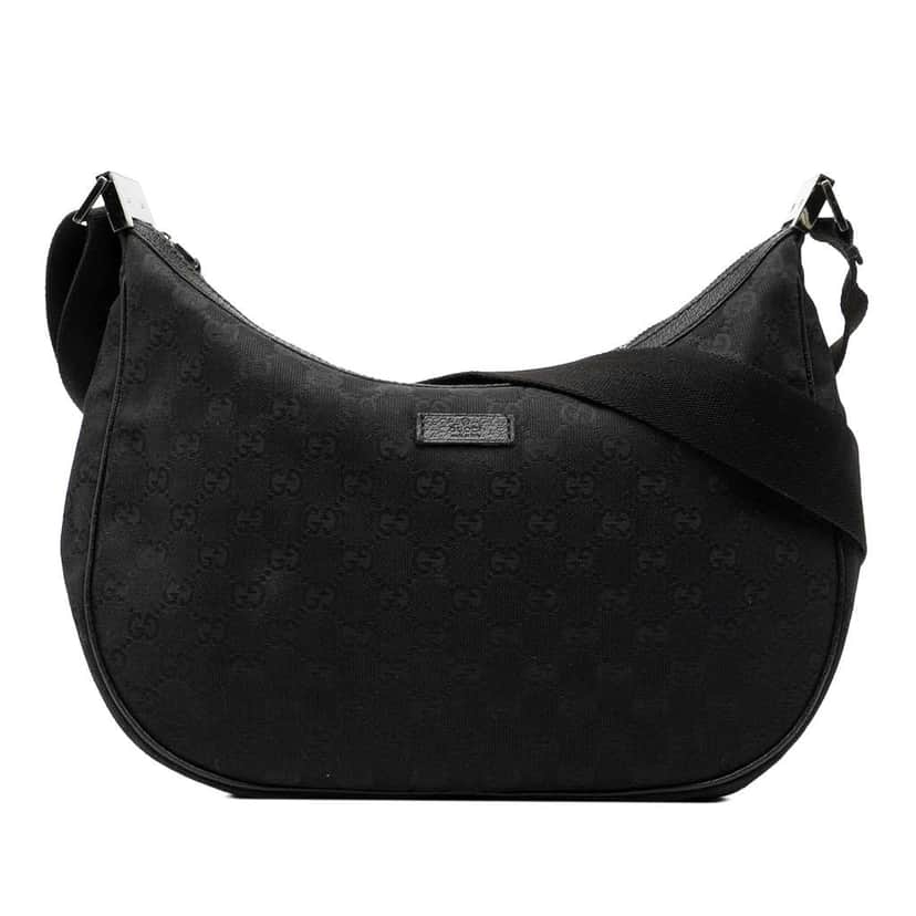 Gucci GG Canvas Crossbody Black Canvas Good condition - Front View