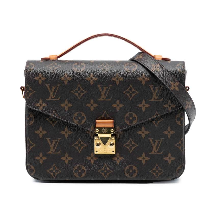 Louis Vuitton Monogram Pochette Metis Brown Very good condition - Front View