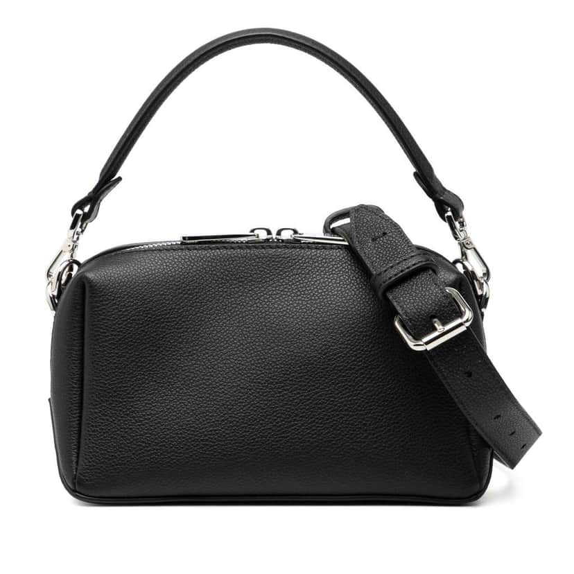 Fendi Small Leather Lui Satchel Black Leather Very good condition - Front View