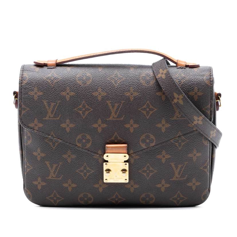 Louis Vuitton Monogram Pochette Metis Brown Very good condition - Front View
